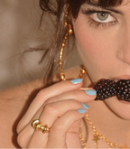 Anillo chunky Júpiter en bronce con baño de plata 925 Talla 8