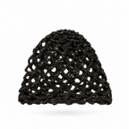 GORRO CASQUETTE NEGRO BRILLANTE