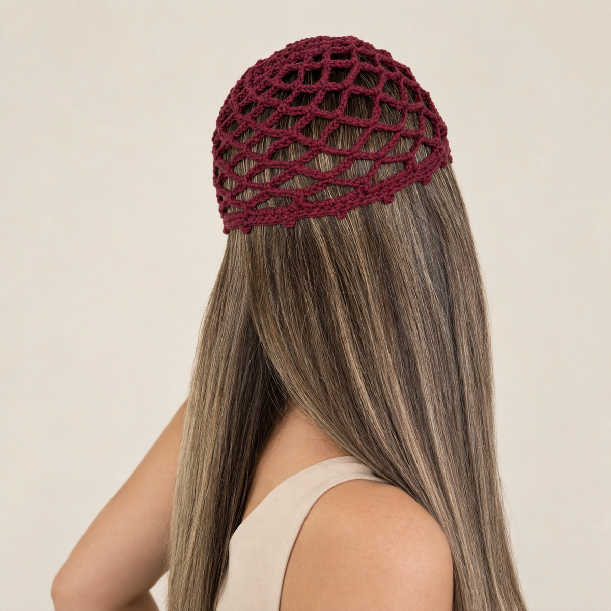 GORRO CASQUETTE VINO.