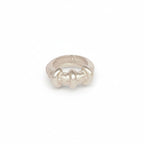 Anillo chunky Júpiter en bronce con baño de plata 925 Talla 7