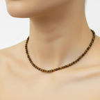 Collar de piedra natural ojo de tigre #4