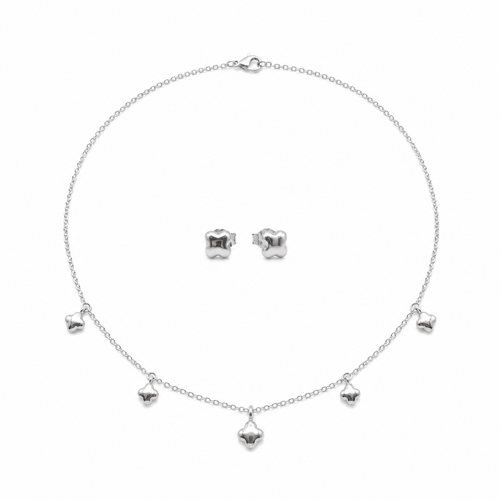 Set Choker  Cleef  plata ley 925.