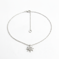 COLLAR SOL - PLATA RODINADA LEY 925