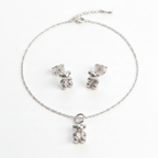 SET OSO PLATEADO - COVERGOLD RODINADO