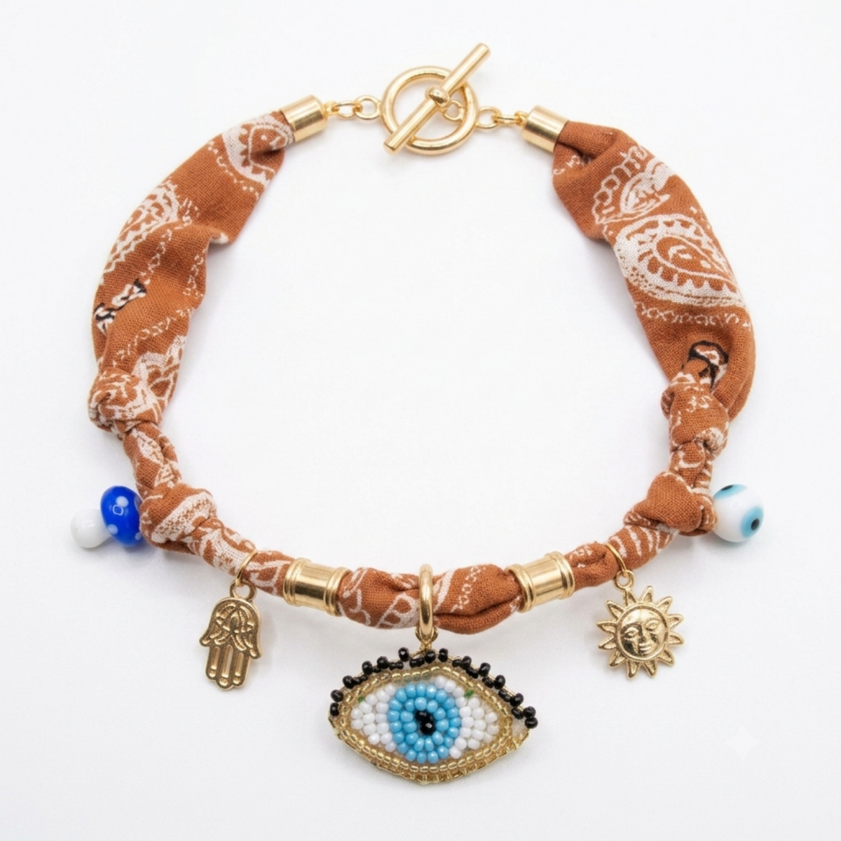 Collar Boho textil