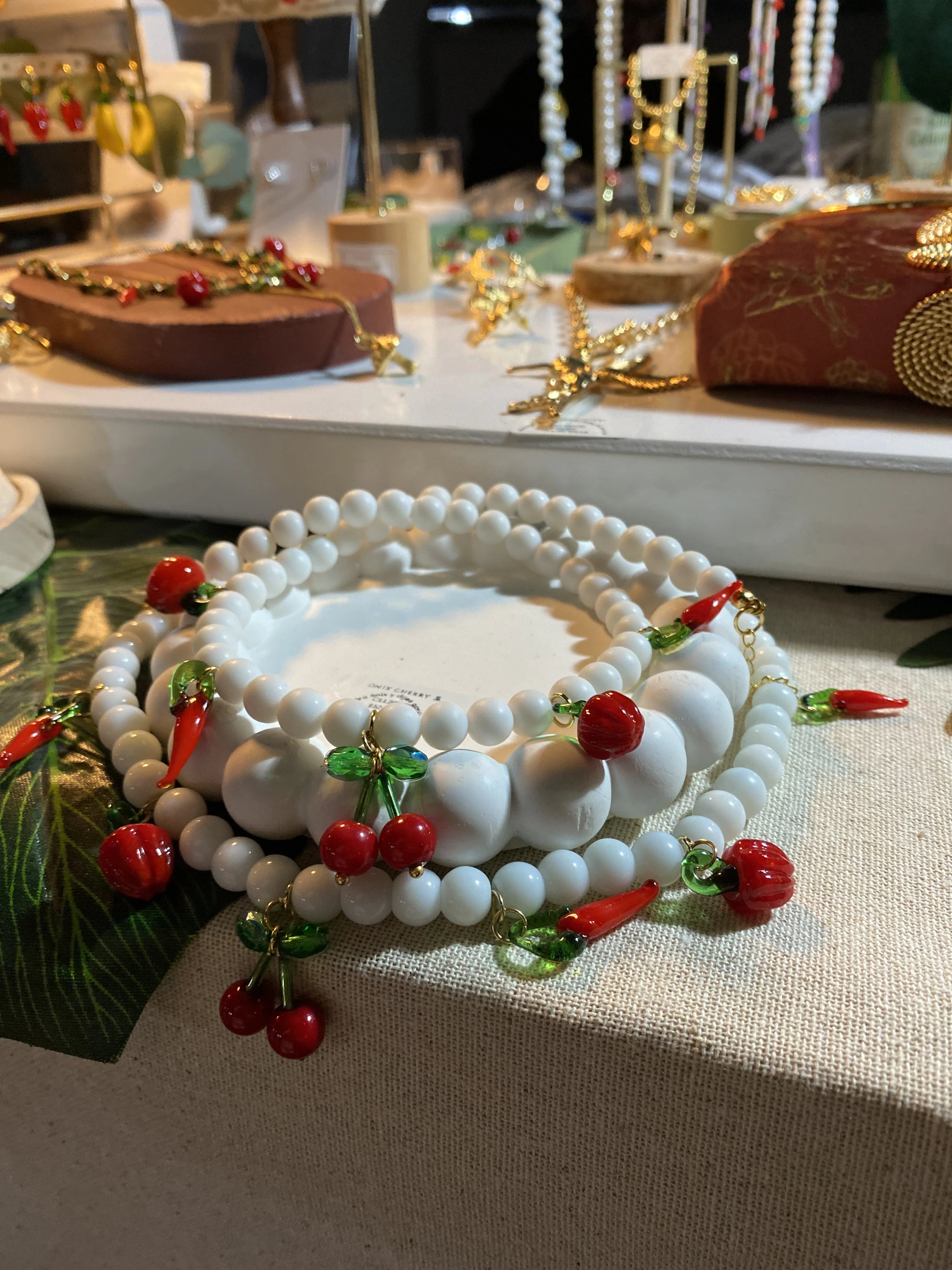PULSERA  COSECHA ROJA