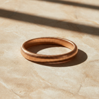 Brazalete Mercurio en tono Dorado Rosa de material Covergold - Polen wear