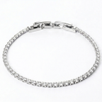 Pulsera Rodio Plateada con Circones Blancos de Polen wear