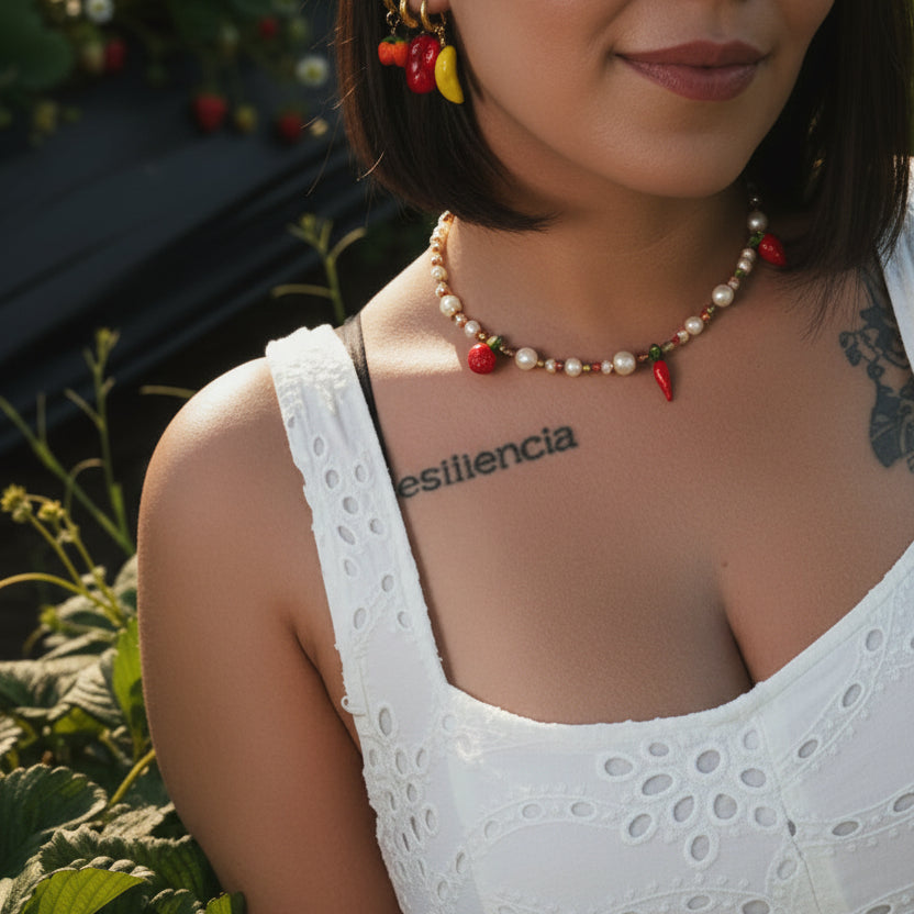 COLLAR CARAL PERLADO